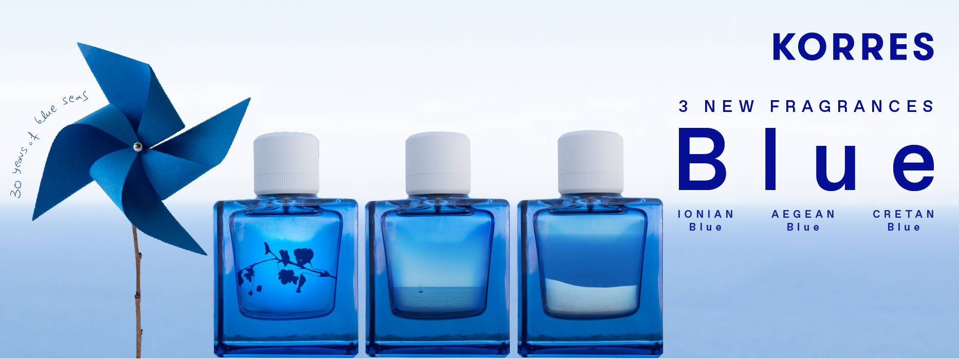 KORRES BLUE νέα συλλογή αρωμάτων