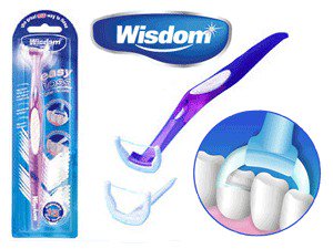 Wisdom Easy Floss Daily Flosser Οδοντικό Νήμα με Λαβή σε χρώμα: μπλε, … Wisdom Easy Floss Daily Flosser Οδοντικό Νήμα με Λαβή σε χρώμα: μπλε, …
