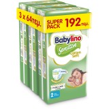Πάνες Babylino Sensitive Cotton Soft Νο2 [3-6kg] Super Pack 192 Πάνες …