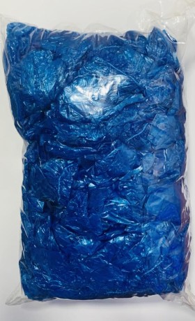 Ποδονάρια Πλαστικά Μίας Χρήσεως Μπλε 100 Τεμάχια Ανά Σακουλάκι