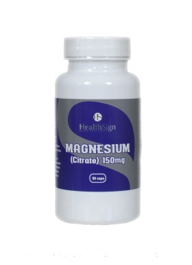 Health Sign Magnesium Citrate 150mg Συμπλήρωμα Διατροφής με Μαγνήσιο 90 Κάψουλες