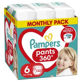 Pampers Pants 360° MSB Μέγεθος 6 [14-19kg] Monthly Pack 132 Πάνες - Βρακάκι