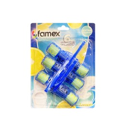 Famex Καθαριστικό και Αρωματικό Λεκάνης με Άρωμα Λεμόνι 3 Τεμάχια