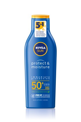 Nivea Sun Protect & Moisture Lotion SPF50+ Αντηλιακή Ενυδατική Λοσιόν 200ml
