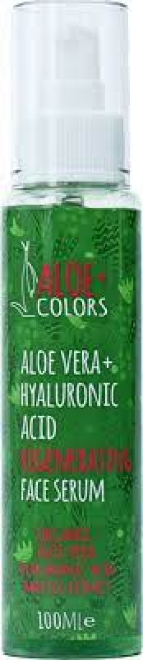 Aloe Colors Aloe Vera Face Serum Hyaluronic Acid Ορός Προσώπου με Οργανική Αλόη & Υαλουρονικό, 100ml