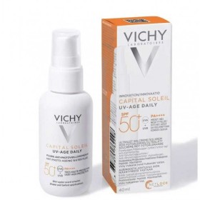 Vichy Capital Soleil SPF50+ UV-Age Αντηλιακό Γαλάκτωμα Προσώπου Λεπτόρρευστης Υφής 40ml