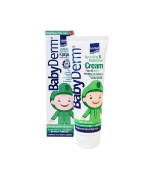 Intermed BabyDerm Hydrating & Protective Face - Body Cream Ενυδατική και Προστατευτική Κρέμα Προσώπου - Σώματος 125ml