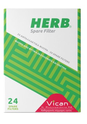 Vican Herb Spare Filter Ανταλλακτικά φίλτρα 24 Τεμάχια