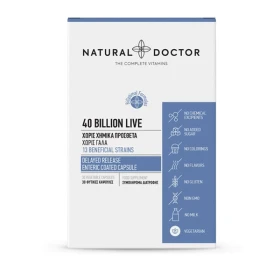 Natural Doctor Probiotics 40 Billion Συμπλήρωμα Διατροφής Προβιοτικών 30 Φυτικές Κάψουλες