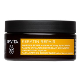 Apivita Keratin Repair Hair Mask Μάσκα Θρέψης & Επανόρθωσης για Ξηρά - Ταλαιπωρημένα Μαλλιά 200ml
