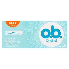 O.B.® Original Super Ταμπόν Για Μέτρια - Μεγάλη Ροή 16 Τεμάχια