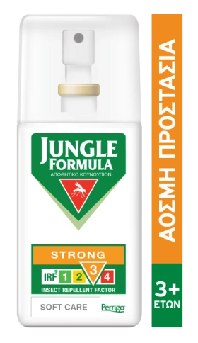 Jungle Formula Strong Soft Care IRF3 Αντικουνουπικό Σπρέι 75ml
