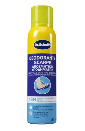 Scholl Αποσμητικό Spray Υποδημάτων 48ωρης Προστασίας 150ml