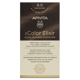 Apivita My Color Elixir No6.0 Ξανθό Σκούρο Κρέμα Βαφή σε Σωληνάριο 50ml - Ενεργοποιητής Χρώματος 75ml