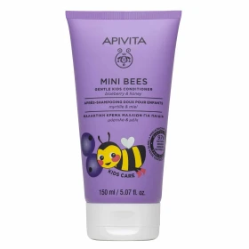 Apivita Mini Bees Gentle Kids Conditioner Μαλακτική Παιδική Κρέμα Μαλλιών με Μύρτιλο & Μέλι 150ml