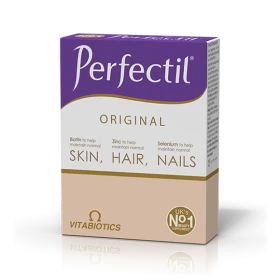 Vitabiotics Perfectil Original Τριπλή Δράση, Ολοκληρωμένη Φόρμουλα για Μαλλιά Νύχια & Δέρμα, 30 Δισκία