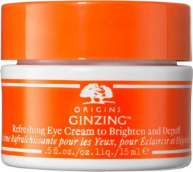 Origins Ginzing Brightening Eye Cream Αναζωογονητική & Ενυδατική Κρέμα Ματιών με Χρώμα Warm Απόχρωση 15ml