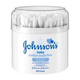 Johnsons® Baby Cotton Buds Μπατονέτες Βαμβακιού 200 Τεμάχια