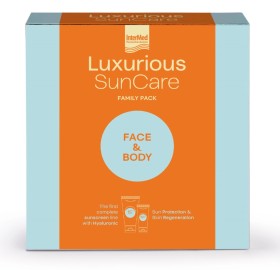 Intermed PROMO Luxurious Sun Care Face Cream SPF50 Αντηλιακή Κρέμα Προσώπου 75ml - Body Cream SPF15 Αντηλιακή Κρέμα Σώματος 200ml Family Pack