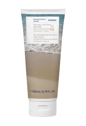 Korres Sea Salt Coconut Body Milk Θαλασσινό Αλάτι Καρύδα Γαλάκτωμα Σώματος 200ml