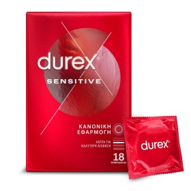 Durex Προφυλακτικά Πολύ Λεπτά Sensitive 18 Τεμάχια
