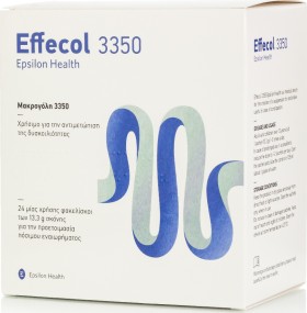 Epsilon Health Effecol 3350 Συμπλήρωμα Διατροφής για την Δυσκοιλιότητα Ενηλίκων 24 Φακελάκια