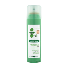 Klorane Dry Shampoo με Τσουκνίδα για Λιπαρά Καστανά / Μαύρα Μαλλιά - Λιπαρά Σκούρα Μαλλιά 150ml