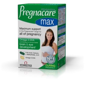 Vitabiotics Pregnacare Max με Επιπλέον Ασβέστιο & Ωμέγα 3 Λιπαρά Οξέα για την Εγκυμοσύνη 56 Δισκία + 28 Κάψουλες