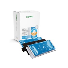 Euromed ΣΕΤ Rowo Κομπρέσες Κρυοθεραπείας - Θερμοθεραπείας με Velcro και Ελαστική Ταινία Στερέωσης 12x29cm 2 Τεμάχια