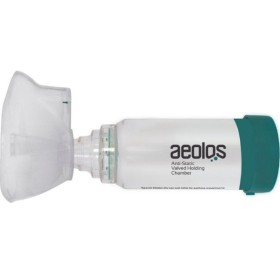 Aeolos Αεροθάλαμος Εισπνοών 6+ Ετών (Μάσκα + Επιστόμιο) 1 Τεμάχιο