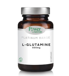 Power of Nature L Glutamine 500mg Συμπλήρωμα Διατροφής για το Ανοσοποιητικό Σύστημα 30 Κάψουλες