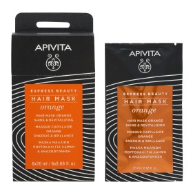 Apivita Μάσκα Μαλλιών Λάμψης & Αναζωογόνησης με Πορτοκάλι, 20ml