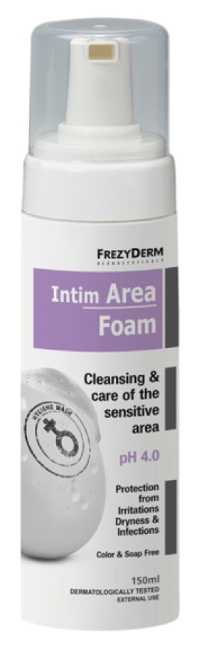 Frezyderm Intim Area Foam Αφρός Καθαρισμού για την Ευαίσθητη Περιοχή 150ml