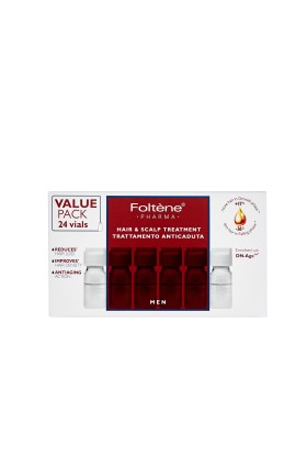Foltene® Pharma Ολοκληρωμένη Θεραπεία Κατά Της Τριχόπτωσης Για Άνδρες Με 24 Αμπούλες Διάρκειας 3 Μηνών Value Pack 24 Αμπούλες x 6ml