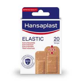 Hansaplast Elastic Strips Αυτοκόλλητα Επιθέματα Πολύ Ελαστικά 2 Μεγέθη 20 Τεμάχια