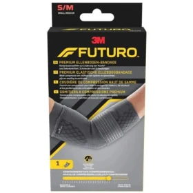3M Futuro Premium Compression Elbow Sleeve Περιαγκωνίδα Συμπίεσης Μέγεθος:S/M Γκρι Σκούρο 1 Τεμάχιο [49006]