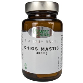 Power of Nature Platinum Range Chios Mastic 400mg Συμπλήρωμα Διατροφής με Φυσική Μαστίχα Χίου 15 Κάψουλες