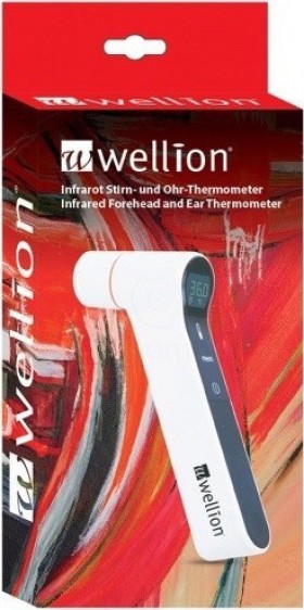 Wellion Ψηφιακό Θερμόμετρο Υπερύθρων Μετώπου - Αυτιού 1 Τεμάχιο