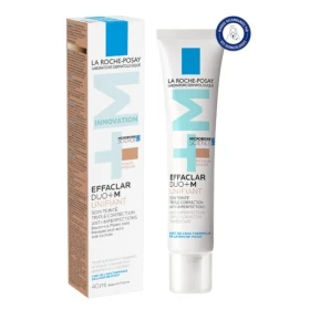 La Roche Posay Effaclar Duo+M Unifiant Medium Shade Επανορθωτική Κρέμα Προσώπου Κατά των Ατελειών με Χρώμα 40ml