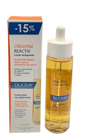 Ducray Creastim Reactiv Λοσιόν Κατά της Τριχόπτωσης 60ml  -15% Επί της Λιανικής