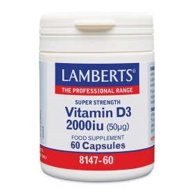 Lamberts Vitamin D3 2000iu (50μg) Συμπλήρωμα Διατροφής Βιταμίνης D3  60 Κάψουλες