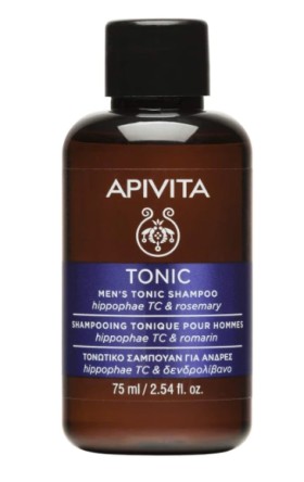 GIFT Apivita Men’s Tonic Shampoo Κατά της Ανδρικής Τριχόπτωσης με Hippophae TC & Δενδρολίβανο 75ml