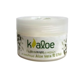 Kaloe Ενυδατική Κρέμα Χεριών με Εκχύλισμα Aloe Vera & Ελιά 100ml. Θρέφει το δέρμα και το προστατεύει από τη ξηρότητα, χαρίζει ελαστικότητα.