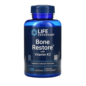 Life Extension Bone Restore with Vitamin K2, 120 caps