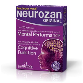 Vitabiotics Neurozan Original Συμπλήρωμα Διατροφής για την Νοητική Επίδοση 30 Ταμπλέτες