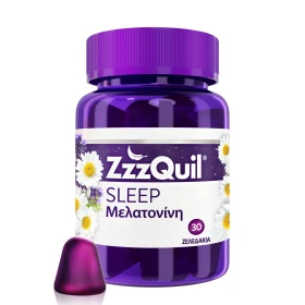 ZzzQuil Sleep Συμπλήρωμα Διατροφής με Μελατονίνη, Γεύση Φρούτα του Δάσους 30 Ζελεδάκια