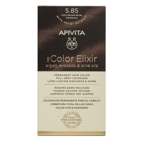 Apivita My Color Elixir No5.85 Καστανό Ανοιχτό - Περλέ Μαόνι Κρέμα Βαφή Σε Σωληνάριο 50ml - Ενεργοποιητής Χρώματος 75ml