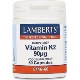 Lamberts Vitamin K2 90μg Συμπλήρωμα Βιταμίνης K2, 60caps 8146-60