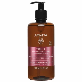 Apivita Women’s Eco Pack Τονωτικό Σαμπουάν Κατά της Τριχόπτωσης για Γυναίκες με Hippophae Tc & Δάφνη 500ml