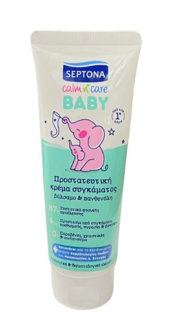 Septona Calm & Care Baby Προστατευτική Κρέμα Συγκάματος με Βάλσαμο & Πανθενόλη 100ml